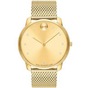 Movado Men's Bold Gold Dial Watch - 3600903